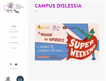 Tablet Screenshot of campusdislessia.it